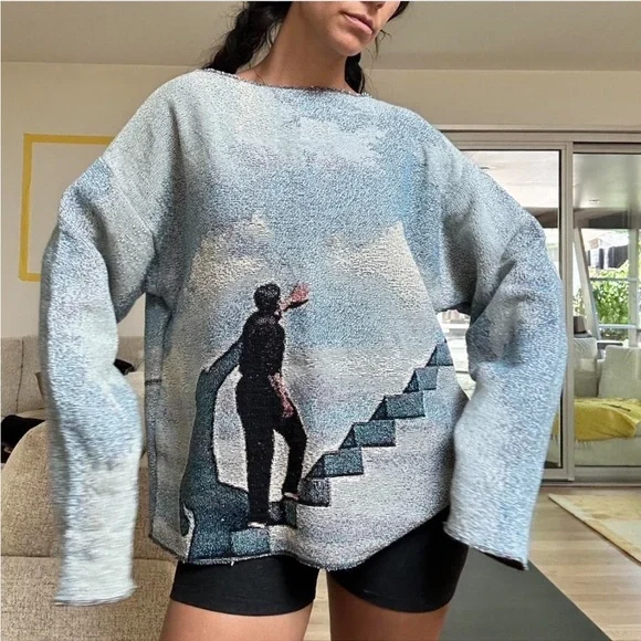 Knitwrth Sweaters Rare Knitwrth Woven Sweater The Truman Show
